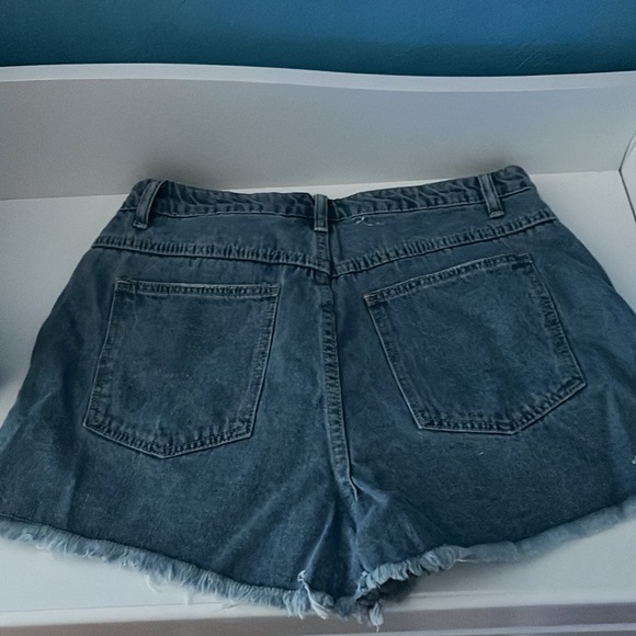 Blue distressed Jean shorts. - Picture 5 of 5